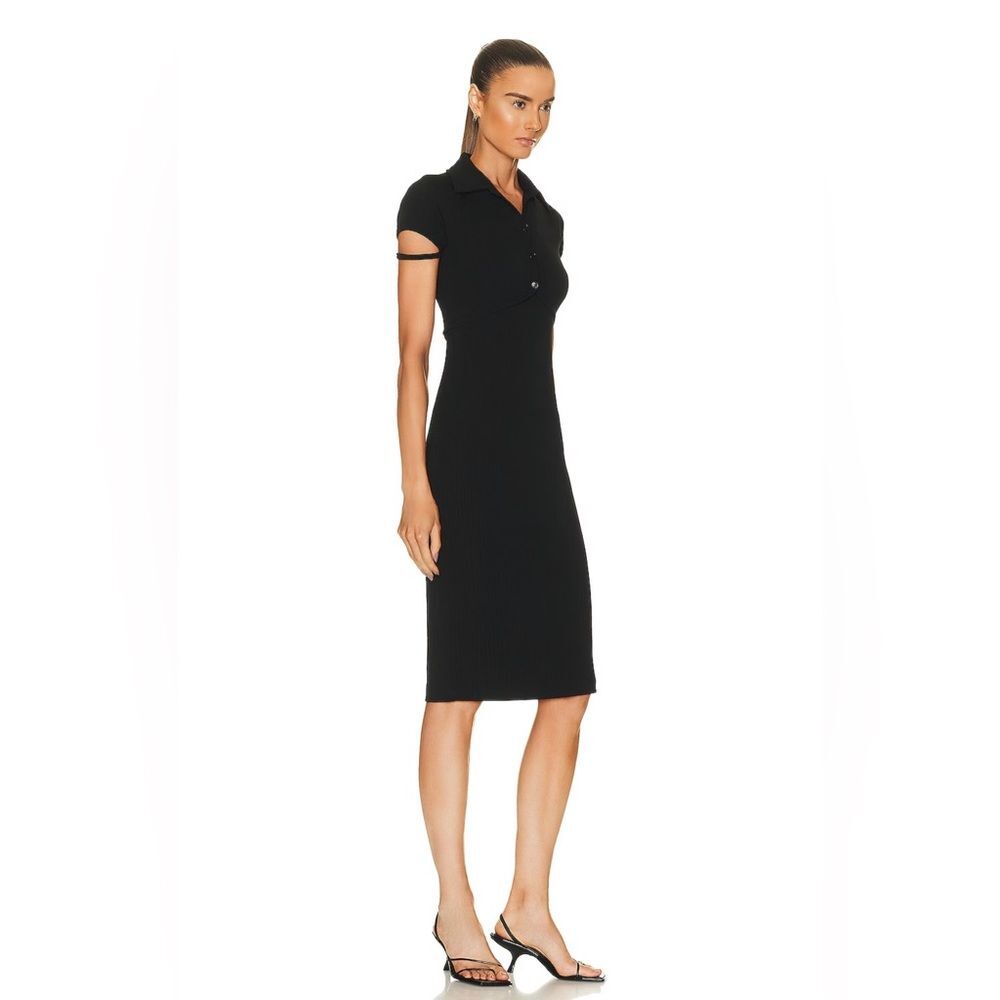 Helmut Lang Revolve* Back-Cut Out Cardigan Dress in Black, NWT, Size S